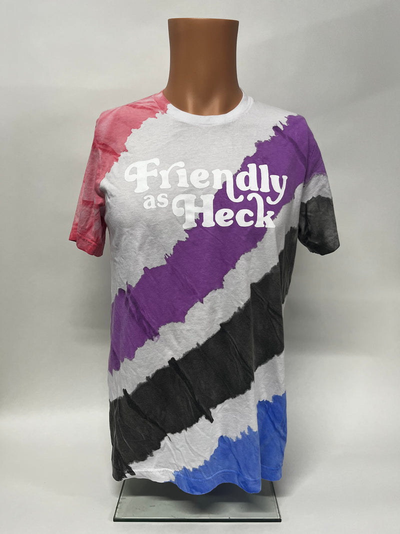Proud As Heck: Genderfluid Flag Tie Dye Tee