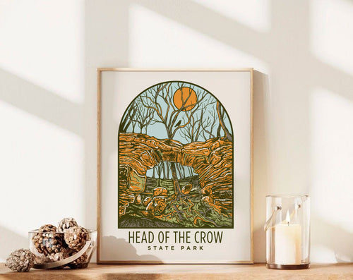 8x10 - Head of the Crow Art Print