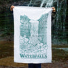 TNSP - Can't Stop Chasing Waterfalls Tea Towel