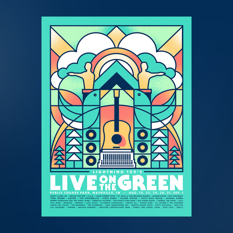 Live on the Green 2019 Lineup Poster
