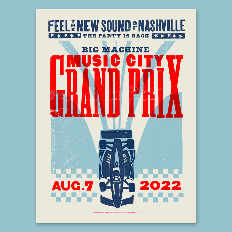 Music City Grand Prix - 2022 Event Poster