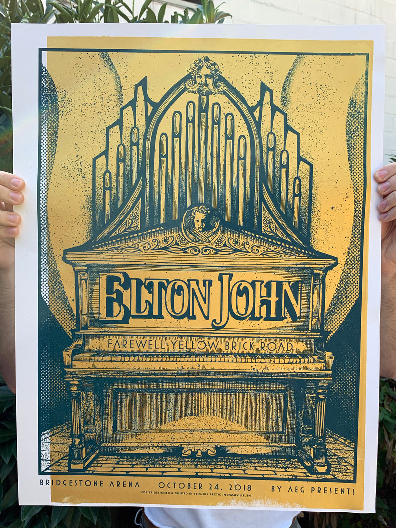 Metallic Elton - Bridgestone (10/24/18) - Test Print