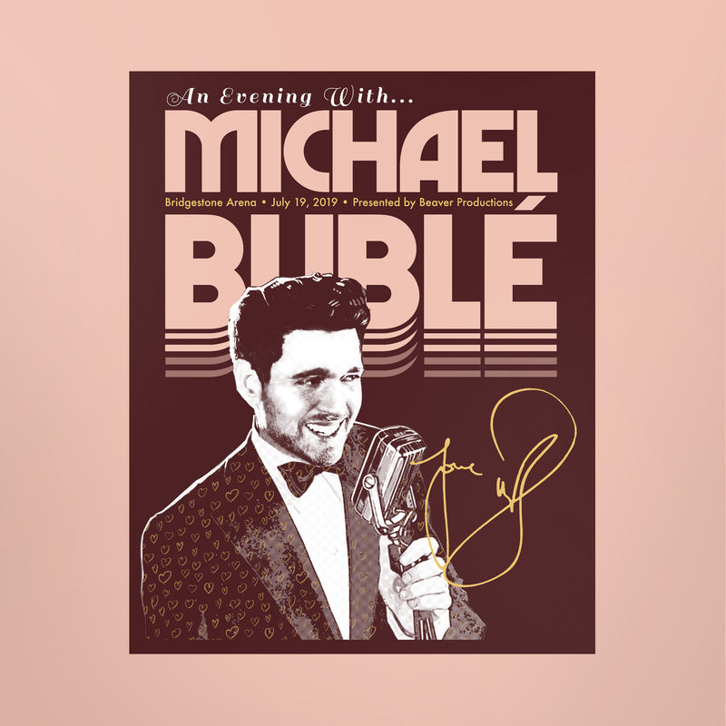 Michael Buble Poster - Bridgestone Arena