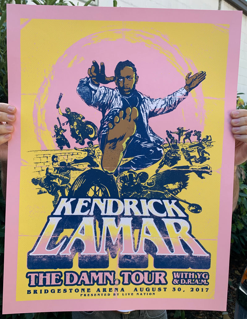 Kendrick Lamar - Bridgestone Arena (8/30/17) - Pink Variant