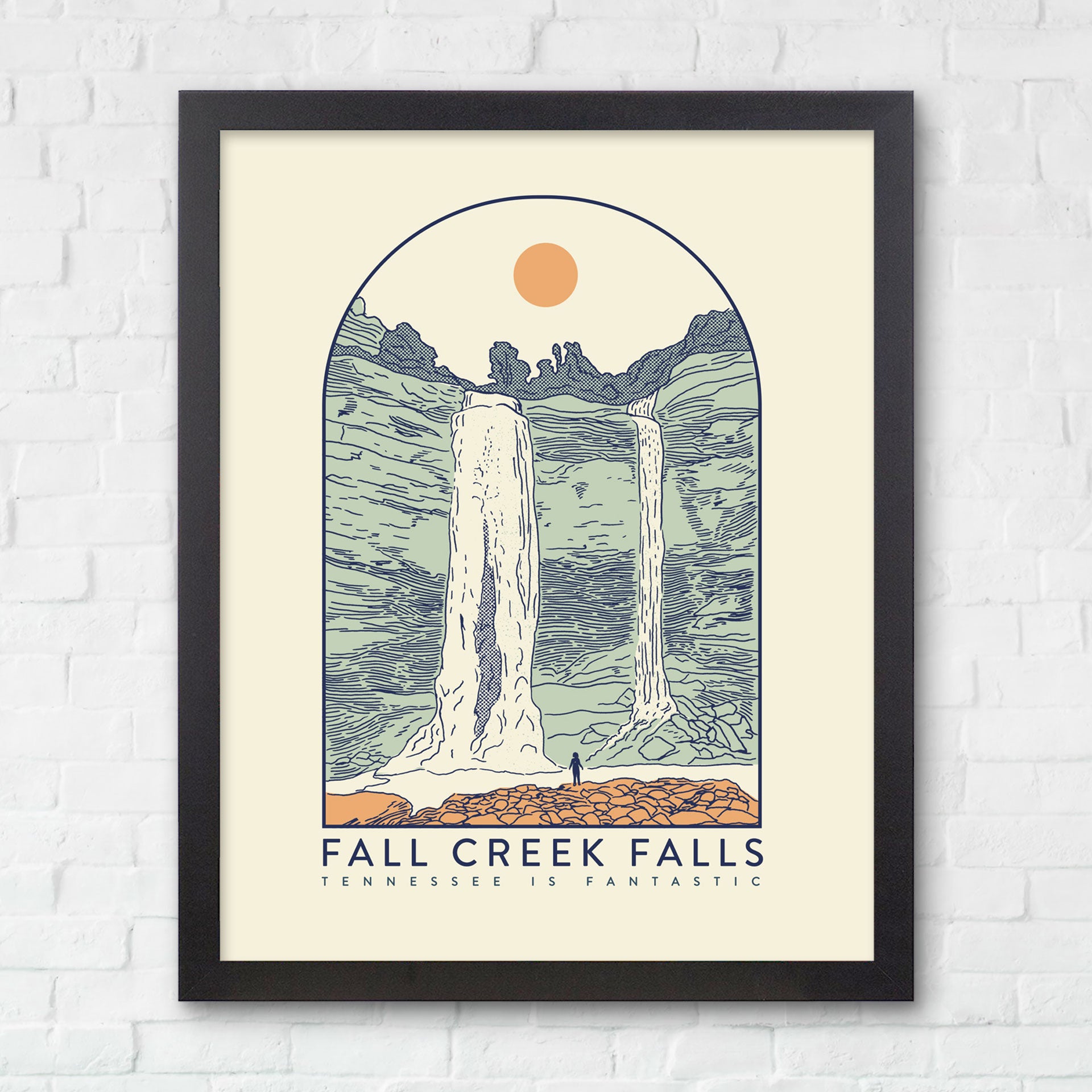 8x10 Fall Creek Falls Print – Friendly Arctic