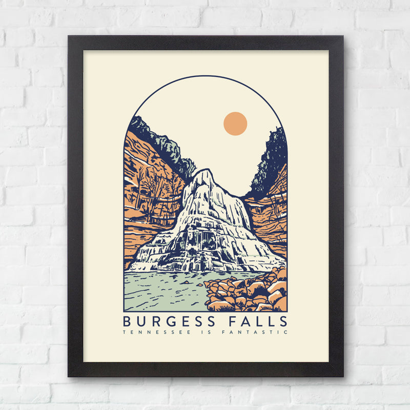 8x10 Burgess Falls Print