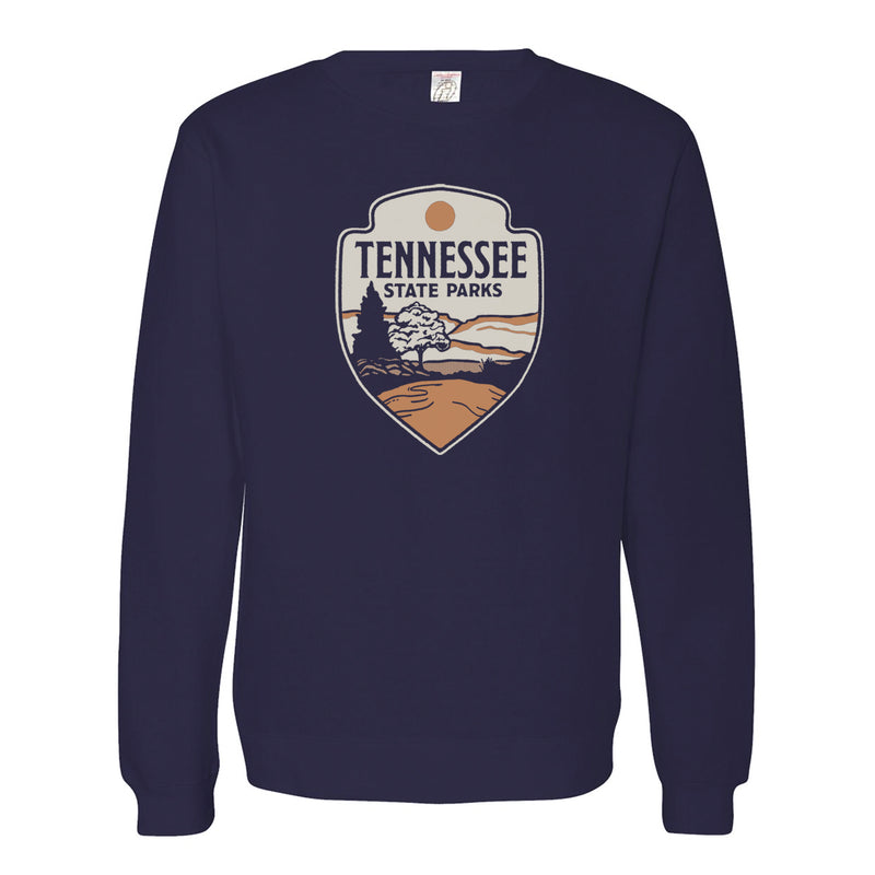 TNSP - Logo Crest - Navy Crewneck Sweatshirt